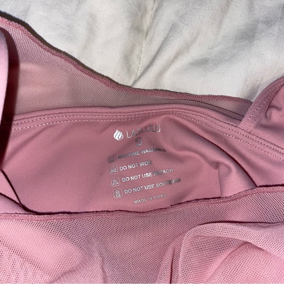 Mesh Long Sleeve Cropped Workout Top - Picture 3 of 4